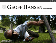 Tablet Screenshot of geoffhansen.com